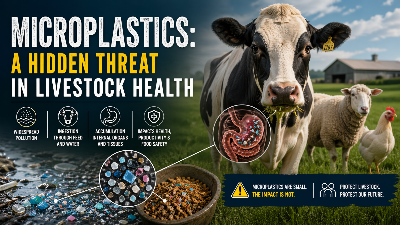 Microplastics: A Hidden Threat in Livestock Health